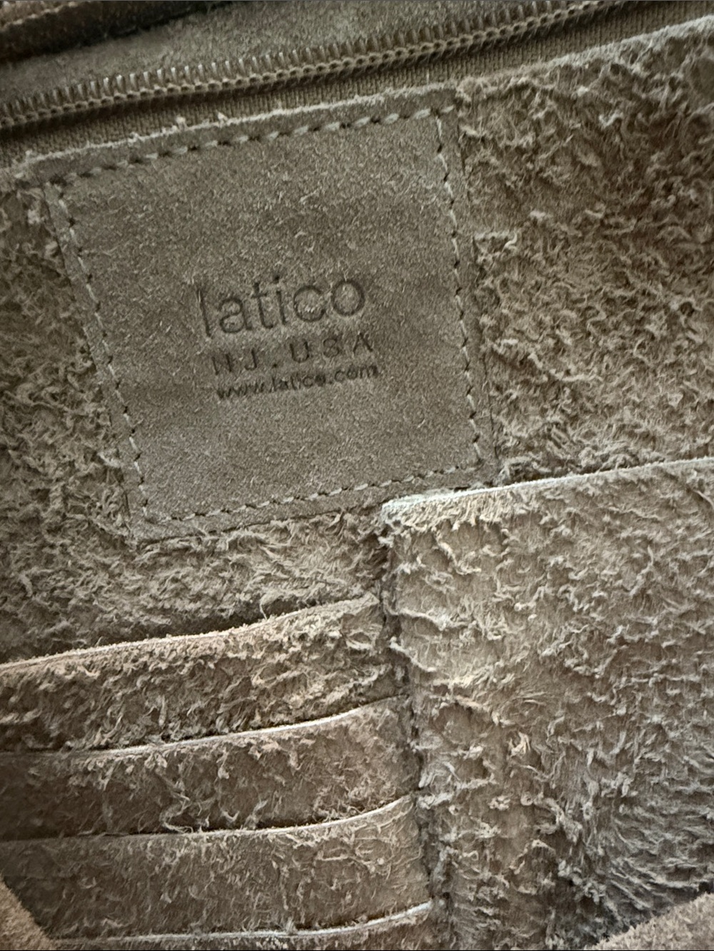 latico Taupe rawhide bag. Slouchy, casual & chic.